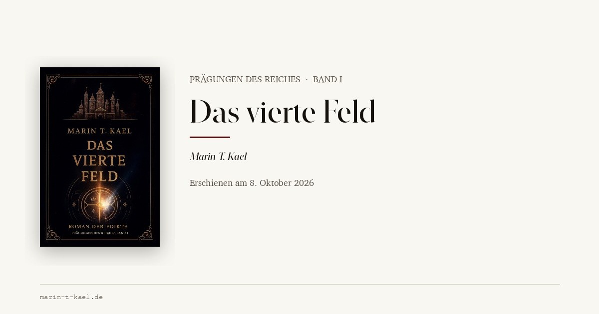 Beta-Leser-Programm · Marin T. Kael